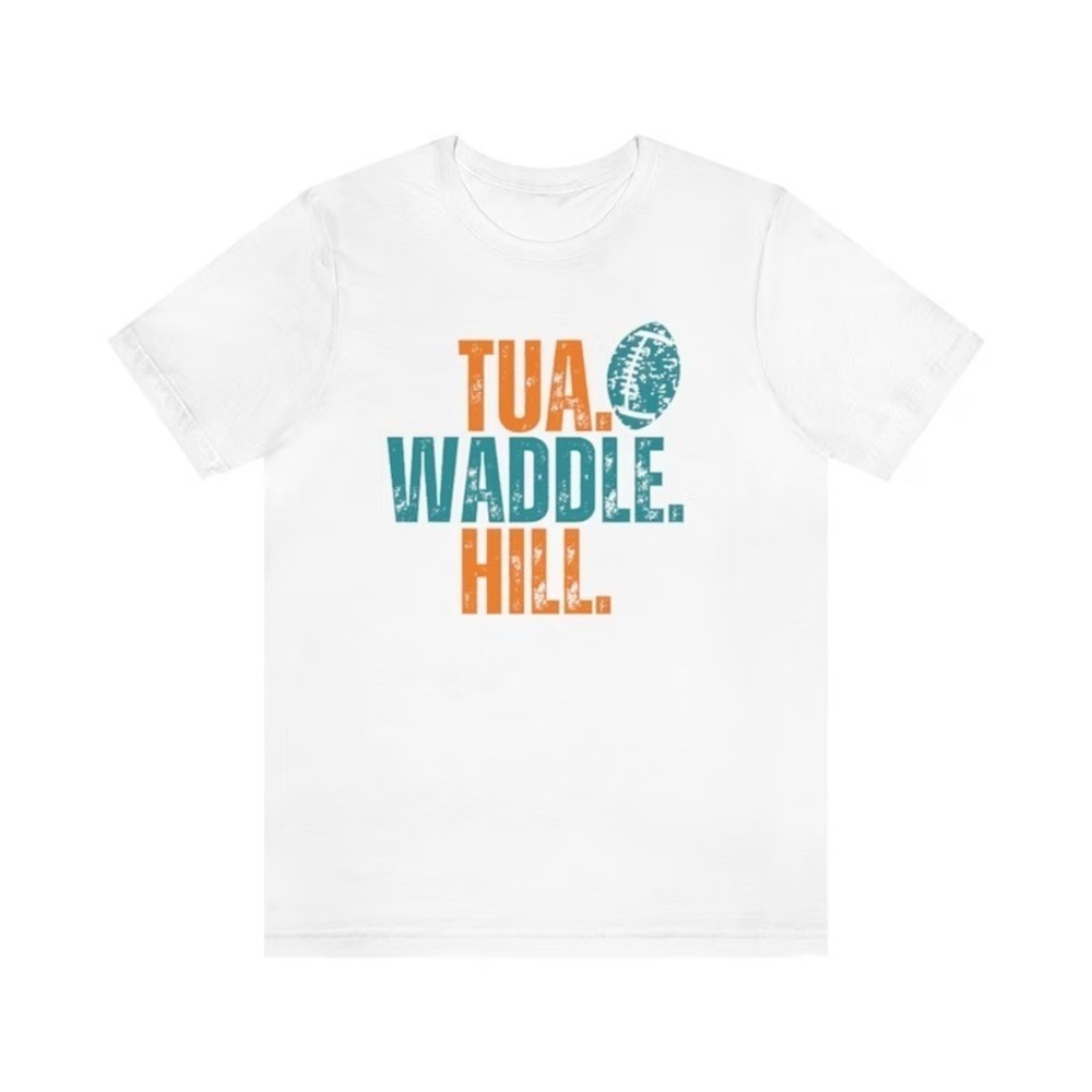 Miami Dolphins Football Shirt Tua Retro Florida Tee